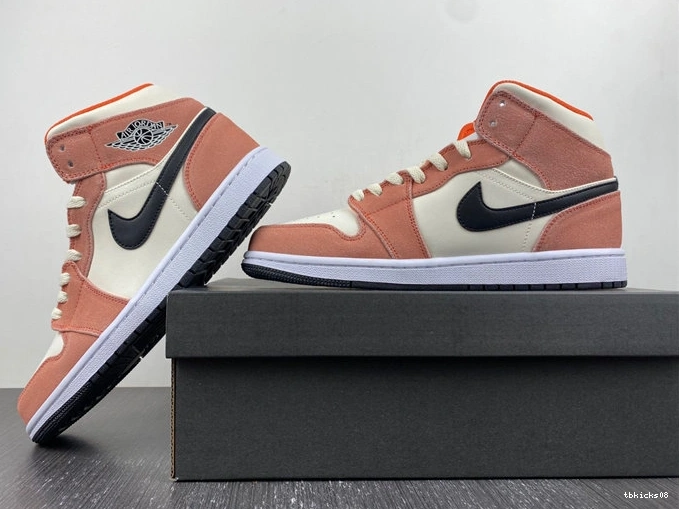 Cheap TBkick 1 SE Seasonal Jordan 3683 Suede Mid Orange DV1336- 1028